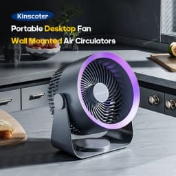 Multifunctional Electric Fan Circulator 4000mAh Wireless/USB Portable Home Quiet Ventilator Desktop Wall Ceiling Fan Air Cooler