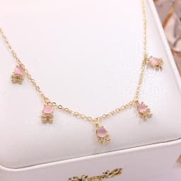 Ins Hot Sale Multicolor Crystal Ocean Animal Charm Pendant&necklaces for Women Delicate Starfish Chain Choker Necklaces