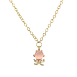 Ins Hot Sale Multicolor Crystal Ocean Animal Charm Pendant&necklaces for Women Delicate Starfish Chain Choker Necklaces