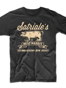 The Sopranos Inspired "Badabin" Fun Deli Theme T-Shirt - 100% Cotton Men's Casual Summer Wear - All-Season Streetwear