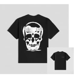 Skull Graphic Fitness Training Gym Leisure T-shirt Luxury Brand for Men and Women