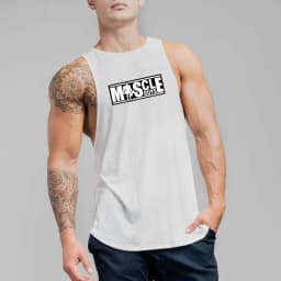 Mens Summer Cotton Workout Tank Tops Gym Bodybuilding Sleeveless Singlets Fitness Clothing Breathable Loose Muscle Shirts