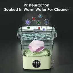 Folding Portable Mini Spin Dryer Centrifuge for Clothes Socks Underwear Dehydration EU
