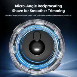 TINSOL  Men's Electric Hair Trimmer Automatic Hair Clipper with LED Display and 5-7-9mm Adjustable Length Self-Haircut Clipper