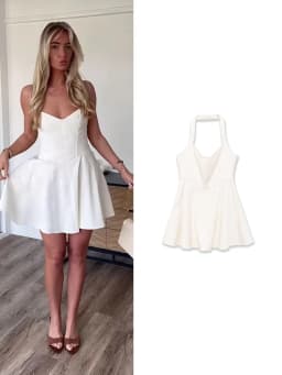 New Women's A-Line Bodycon Mini Dress V-Neck Slim Fit Halter Neck Backless Sexy Short Dress Chic Casual Party Streetwear