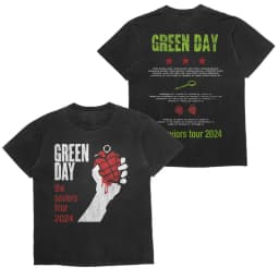 Green Day Band Rock Casual T-Shirt Men's and Women's Luxury Band Brand Top