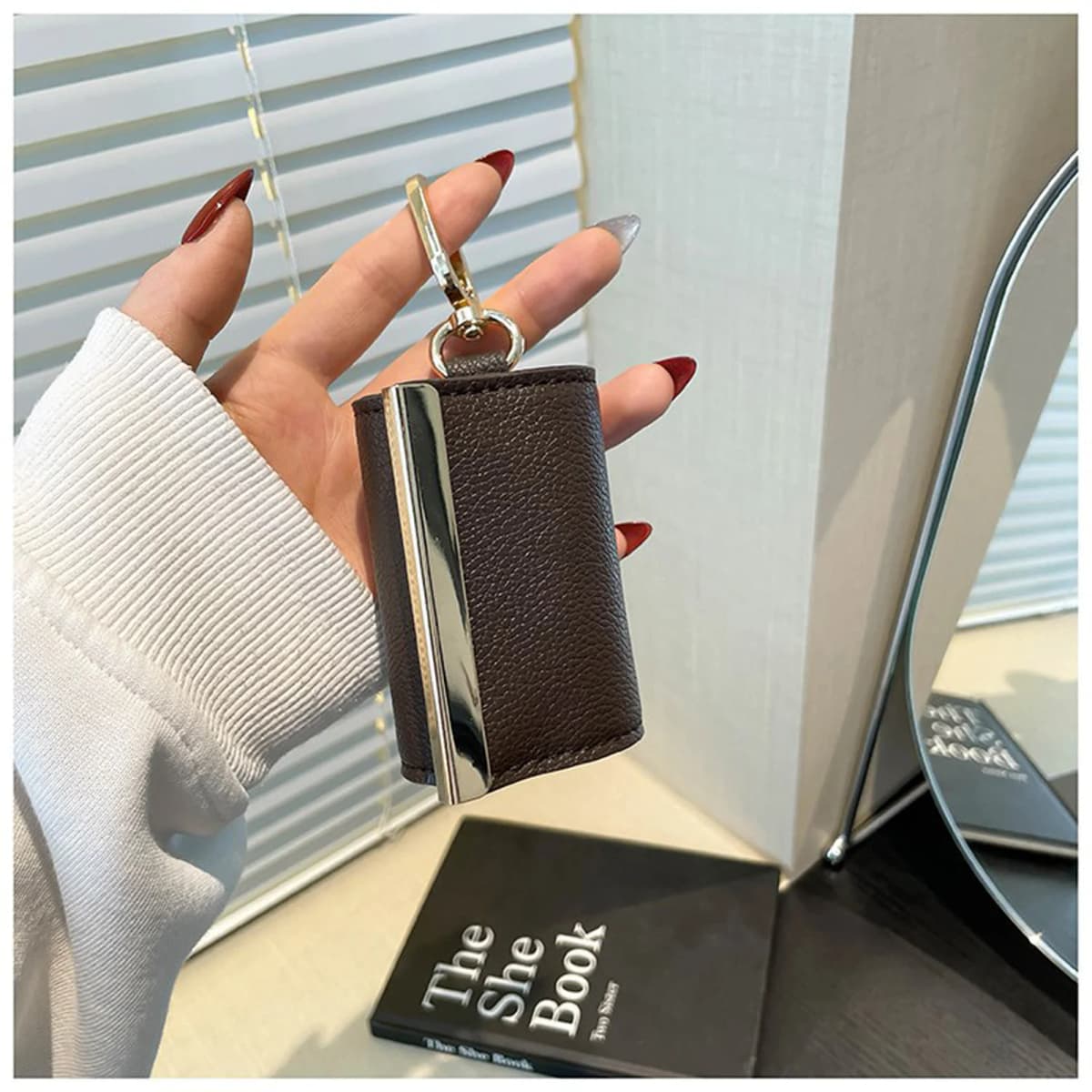 Women Canvas Tote Bag Large Keychain Capacity Shoulder Handbag With Inner Pouch Zipper Casual For Work School Travel Shopping
