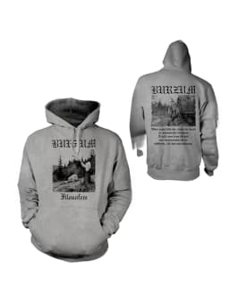 Retro Autumn/Winter New Style Burzum Norwegian Black Metal Rock Dark Long-Sleeved Thick Loose Hooded Sweatshirt
