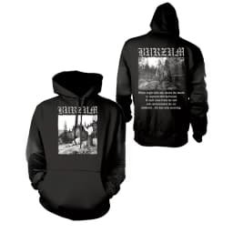 Retro Autumn/Winter New Style Burzum Norwegian Black Metal Rock Dark Long-Sleeved Thick Loose Hooded Sweatshirt