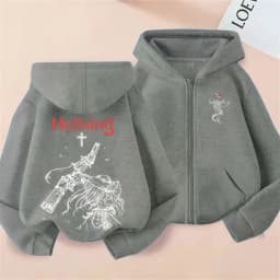 Anime Hellsing Abraham Van Helsing Vampire Alucard Zipper Hoodie Men Women 90s Manga Casual Oversized Zip Up Jacket Cosplay Coat
