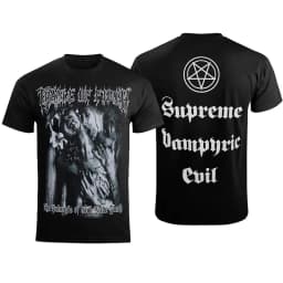 2026 Cradle of Filth Band's Extreme Gothic Black Metal Rock Dark American Short-sleeved T-shirt