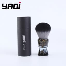 2026 YAQI ROCKS 28mm Synthetic Hair Resin Handle Men Wet Shaving Brush