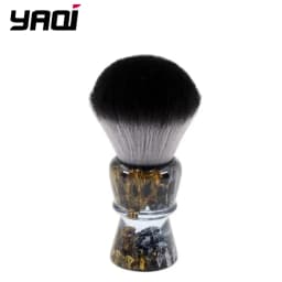 2026 YAQI ROCKS 28mm Synthetic Hair Resin Handle Men Wet Shaving Brush