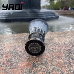2026 YAQI ROCKS 28mm Synthetic Hair Resin Handle Men Wet Shaving Brush