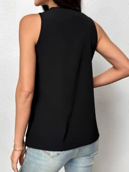 Women's Camisole Top V Neck Sleeveless Lace Trim Satin Loose Fit Tops Elegant Cami Spring Summer Chic Camisole Daily Light Tops