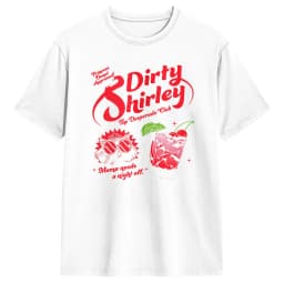 DCC Dirty Shirley Desperado Club Ad with Princess Donut Cotton T Shirt For Men Summer Vintage T Shirts O Neck Harajuku Tees