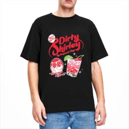 DCC Dirty Shirley Desperado Club Ad with Princess Donut Cotton T Shirt For Men Summer Vintage T Shirts O Neck Harajuku Tees
