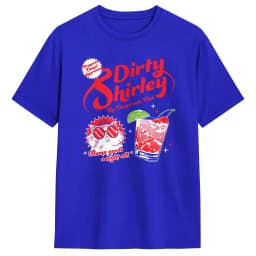 DCC Dirty Shirley Desperado Club Ad with Princess Donut Cotton T Shirt For Men Summer Vintage T Shirts O Neck Harajuku Tees