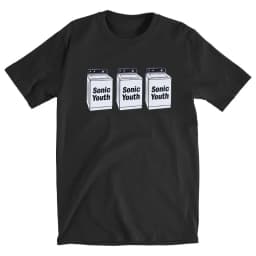 SONIC YOUTH Blue T-shirt Sonic Youth Washing Machine Album Casual T-Shirt Men's and Women's Luxury Brand Top
