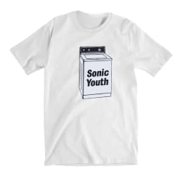 SONIC YOUTH Blue T-shirt Sonic Youth Washing Machine Album Casual T-Shirt Men's and Women's Luxury Brand Top