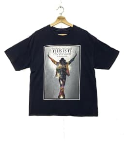 Michael Jackson Rock Casual T-Shirt Men's and Women's Luxury Brand Top 2026 New Logo
