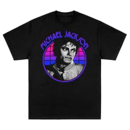 Michael Jackson Rock Casual T-Shirt Men's and Women's Luxury Brand Top 2026 New Logo