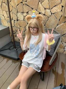 2026 Women Summer Japanese Cat Embroidery Elastic Waist Short Pants Y2k Aesthetic Casual Trousers Lace Patchwork Wide Leg Shorts