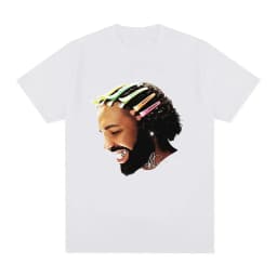Rapper Drake for All The Dogs Pattern T-shirt Hip Hop Fashion T-shirt Casual T-shirt Plus Size Street Clothing