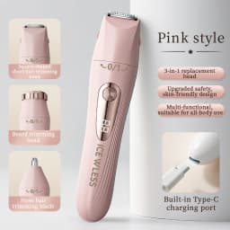 A Multifunctional Shaver, Home Underarm Hair Removal Device, Women's Home Eyebrow Trimmer, Nose Hair Remover