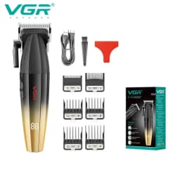 VGR Hair Trimmer Professional Electric Shaver Cordless Barber Clippers Hair Cut Machine Metal Trimmer for Men V-003 V-906 V-308
