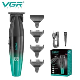VGR Hair Trimmer Professional Electric Shaver Cordless Barber Clippers Hair Cut Machine Metal Trimmer for Men V-003 V-906 V-308