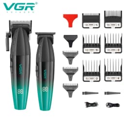 VGR Hair Trimmer Professional Electric Shaver Cordless Barber Clippers Hair Cut Machine Metal Trimmer for Men V-003 V-906 V-308