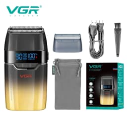 VGR Hair Trimmer Professional Electric Shaver Cordless Barber Clippers Hair Cut Machine Metal Trimmer for Men V-003 V-906 V-308