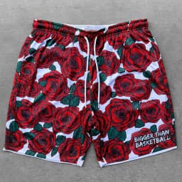 2026 New 3D Printed Shorts Men's Casual Rose/Lightning Pattern Breathable Quick Drying Summer Sports Beach Shorts Streetwear
