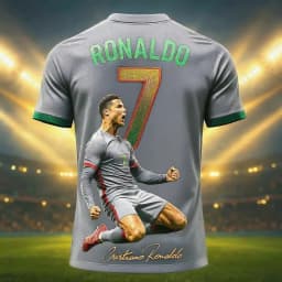 2026 New Arrival Special Edition Ronaldo 7 Football Jersey Oversize Sport Short Sleeve Training Uniform Soccer Jersey Men Tshirt