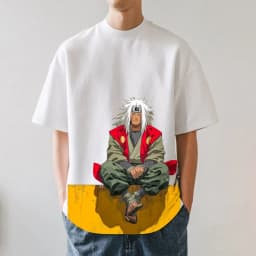 Naruto Jiraiya Style Classic Tee High-quality Streetwear Is Suitable for Both Men and Women 2026 New Summer T-shirts
