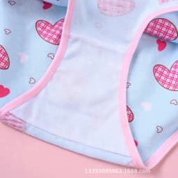 12pcs Girls Underwear Panties Cotton Children's Triangle Underpants Girl Short Briefs Cartoon Print Children's Underwear