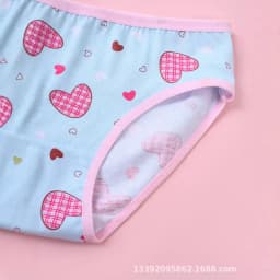 12pcs Girls Underwear Panties Cotton Children's Triangle Underpants Girl Short Briefs Cartoon Print Children's Underwear