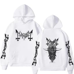 Hot Sale Rock Band Mayhem Hoodie Men Women Death Black Metal Hooded Sweatshirt Unisex Fashion Gothic Oversized Pullover Hoodies