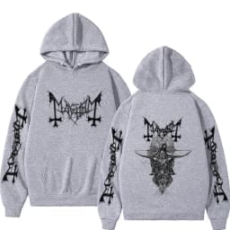 Hot Sale Rock Band Mayhem Hoodie Men Women Death Black Metal Hooded Sweatshirt Unisex Fashion Gothic Oversized Pullover Hoodies