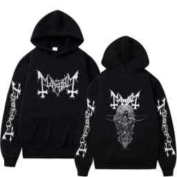 Hot Sale Rock Band Mayhem Hoodie Men Women Death Black Metal Hooded Sweatshirt Unisex Fashion Gothic Oversized Pullover Hoodies