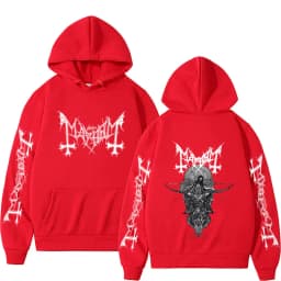 Hot Sale Rock Band Mayhem Hoodie Men Women Death Black Metal Hooded Sweatshirt Unisex Fashion Gothic Oversized Pullover Hoodies