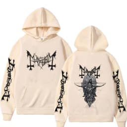 Hot Sale Rock Band Mayhem Hoodie Men Women Death Black Metal Hooded Sweatshirt Unisex Fashion Gothic Oversized Pullover Hoodies