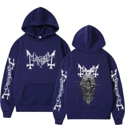 Hot Sale Rock Band Mayhem Hoodie Men Women Death Black Metal Hooded Sweatshirt Unisex Fashion Gothic Oversized Pullover Hoodies