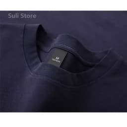 600g Heavy-duty Cotton Short Sleeved T-shirt for Men's Fashion Pure Cotton Thickened Short Sleeved Half Sleeved Tee