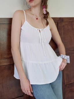 Stylish Women's Summer Polka Dot Jacquard Camisole