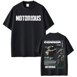 Limited Connor Mcgregor The Notorious Graphic Tee Shirt Men Women Fashion Retro Classic T Shirt Casual Cotton Oversized T Shirts