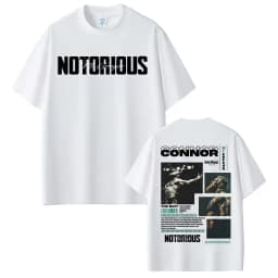 Limited Connor Mcgregor The Notorious Graphic Tee Shirt Men Women Fashion Retro Classic T Shirt Casual Cotton Oversized T Shirts