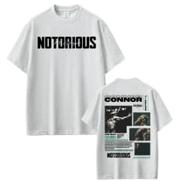 Limited Connor Mcgregor The Notorious Graphic Tee Shirt Men Women Fashion Retro Classic T Shirt Casual Cotton Oversized T Shirts