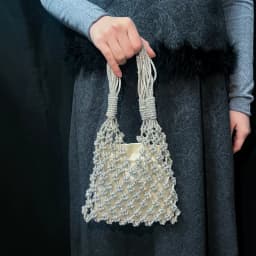 2026 temperament bright diamond woven hollow handmade woven bag, banquet bag, handbag, high-end women's bag